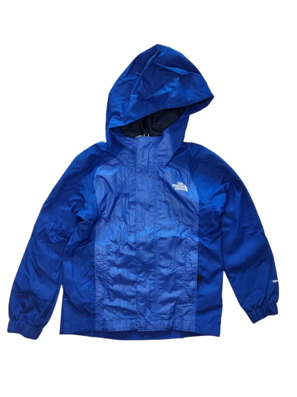 The North Face Blue Full Zip Hooded Rain Jacket Size XXS 5